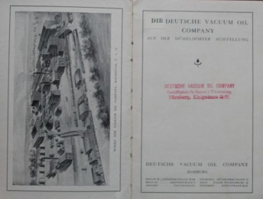 Deutsche Vacuum Oil Company Duesseldorf Exhibition 1902 Advertisingbooklet (6659)
